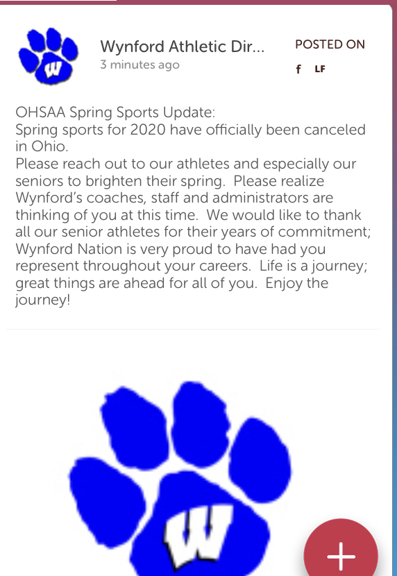 Spring Sports Update