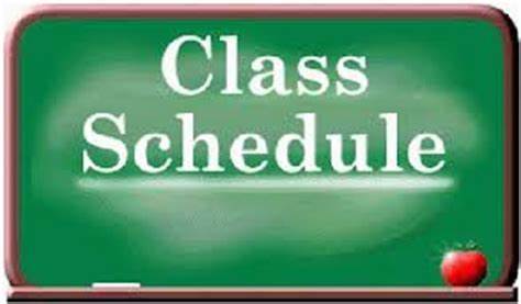 Student Schedule Information
