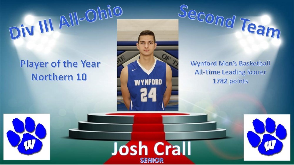Josh Crall Named Second Team All-Ohio