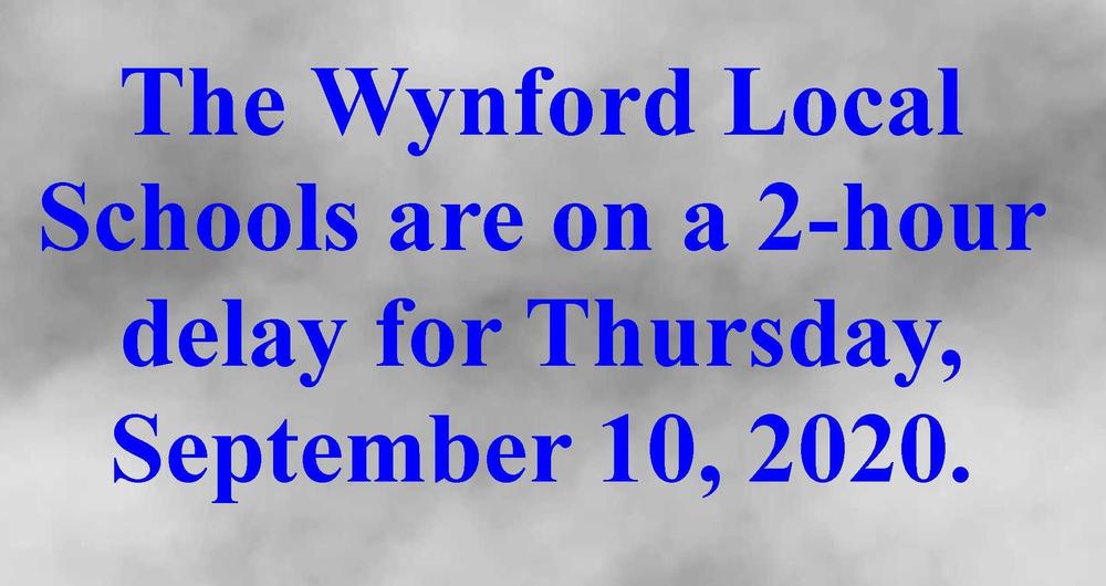 2-Hour Delay | Wynford Local Schools