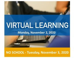 Virtual Learning - Monday, November 2, 2020