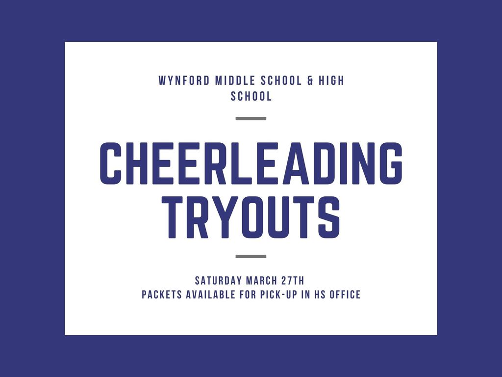 Cheerleading Tryouts