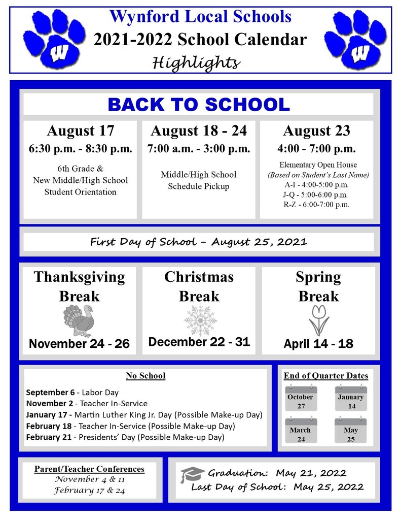 Live Feed Wynford Local Schools