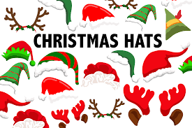 Christmas or any school appropriate hat may be worn.